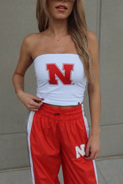 Nebraska Tube Top In White