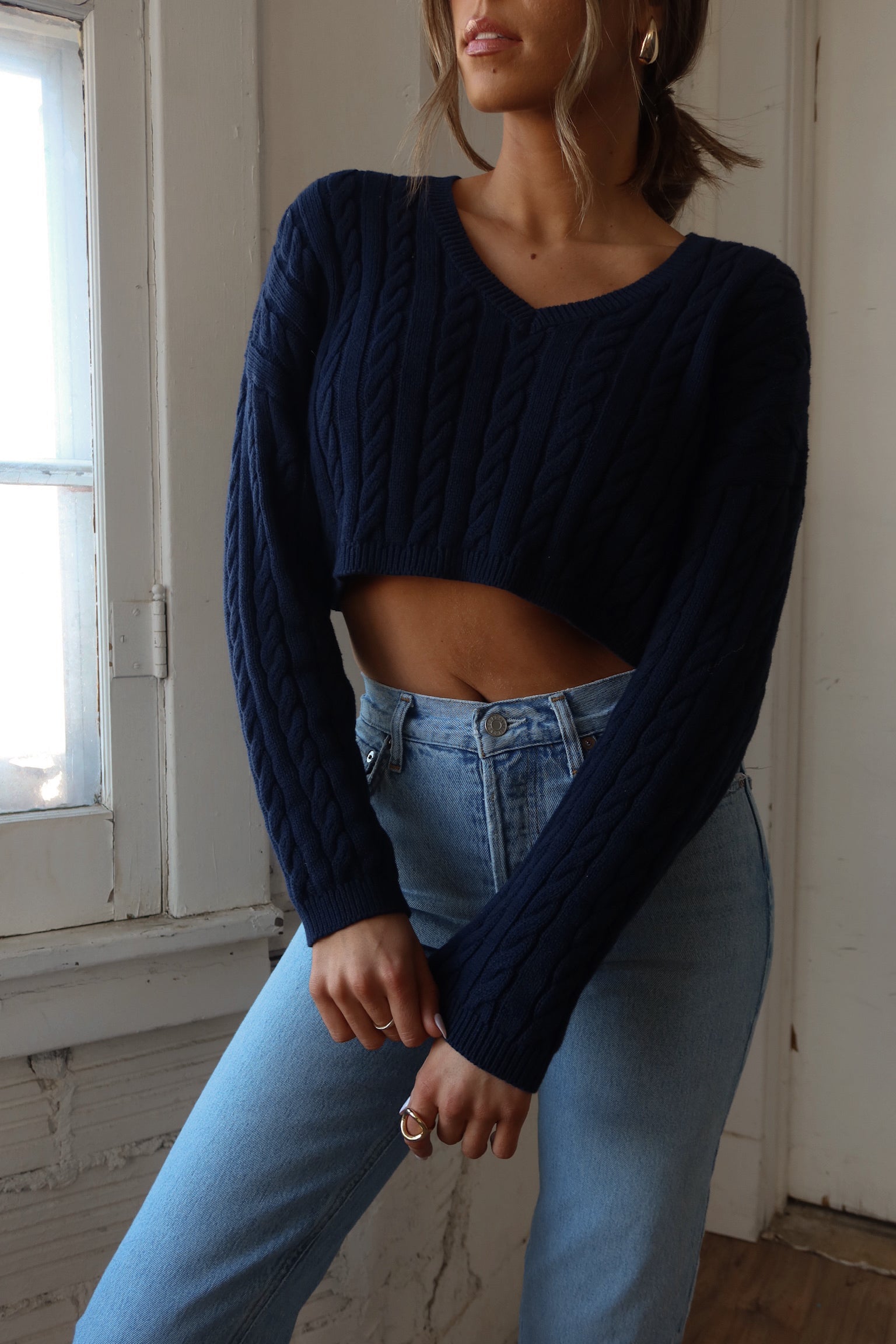 Peyton Cable Knit Sweater