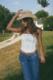 Kinsey Strapless Corset Top