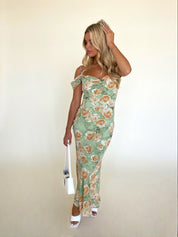 SALE :Carina Floral Midi Dress