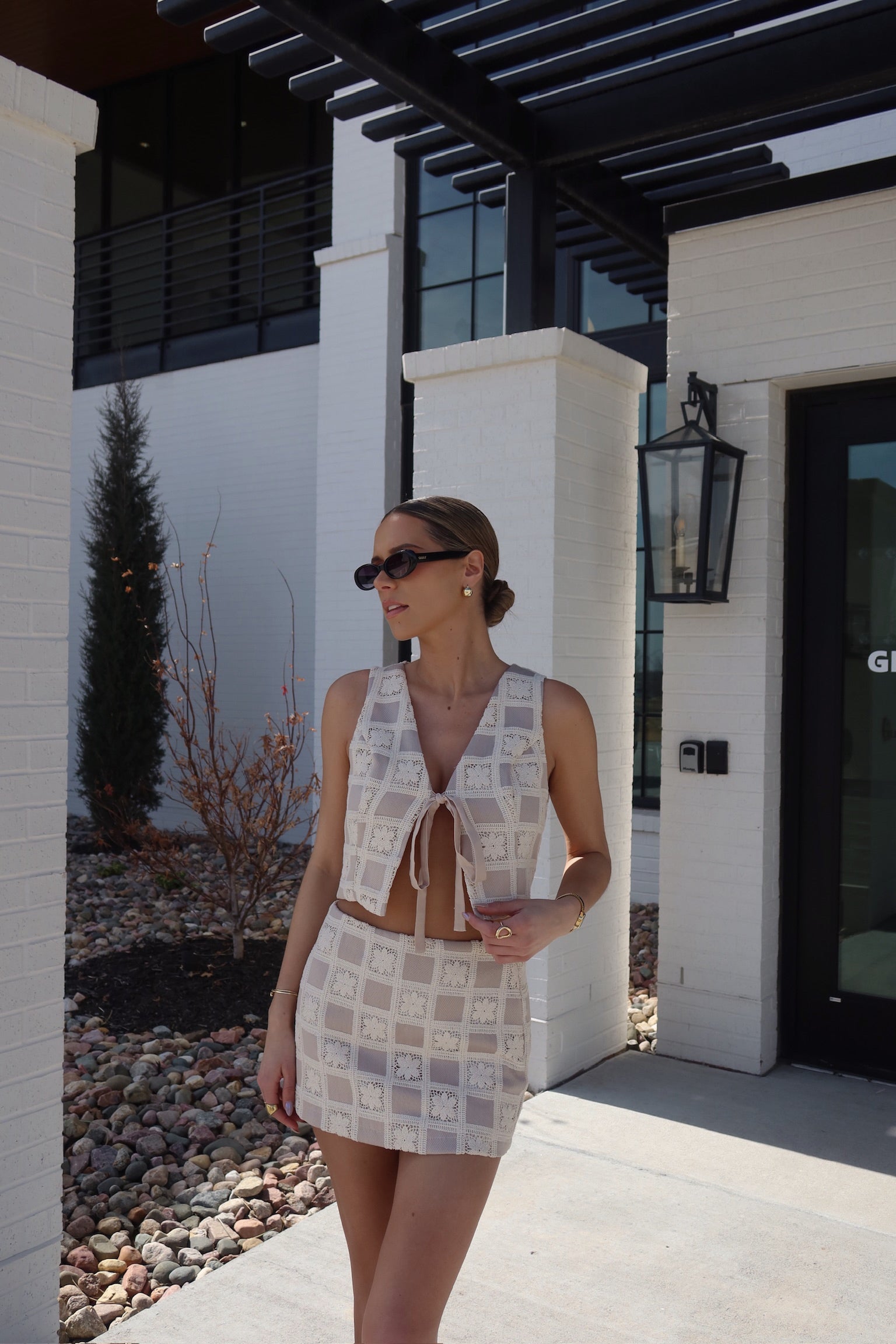 Lucia Patchwork Mini Skirt