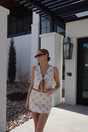 Lucia Patchwork Mini Skirt