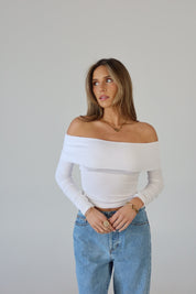 Ella Off The Shoulder Long Sleeve Top