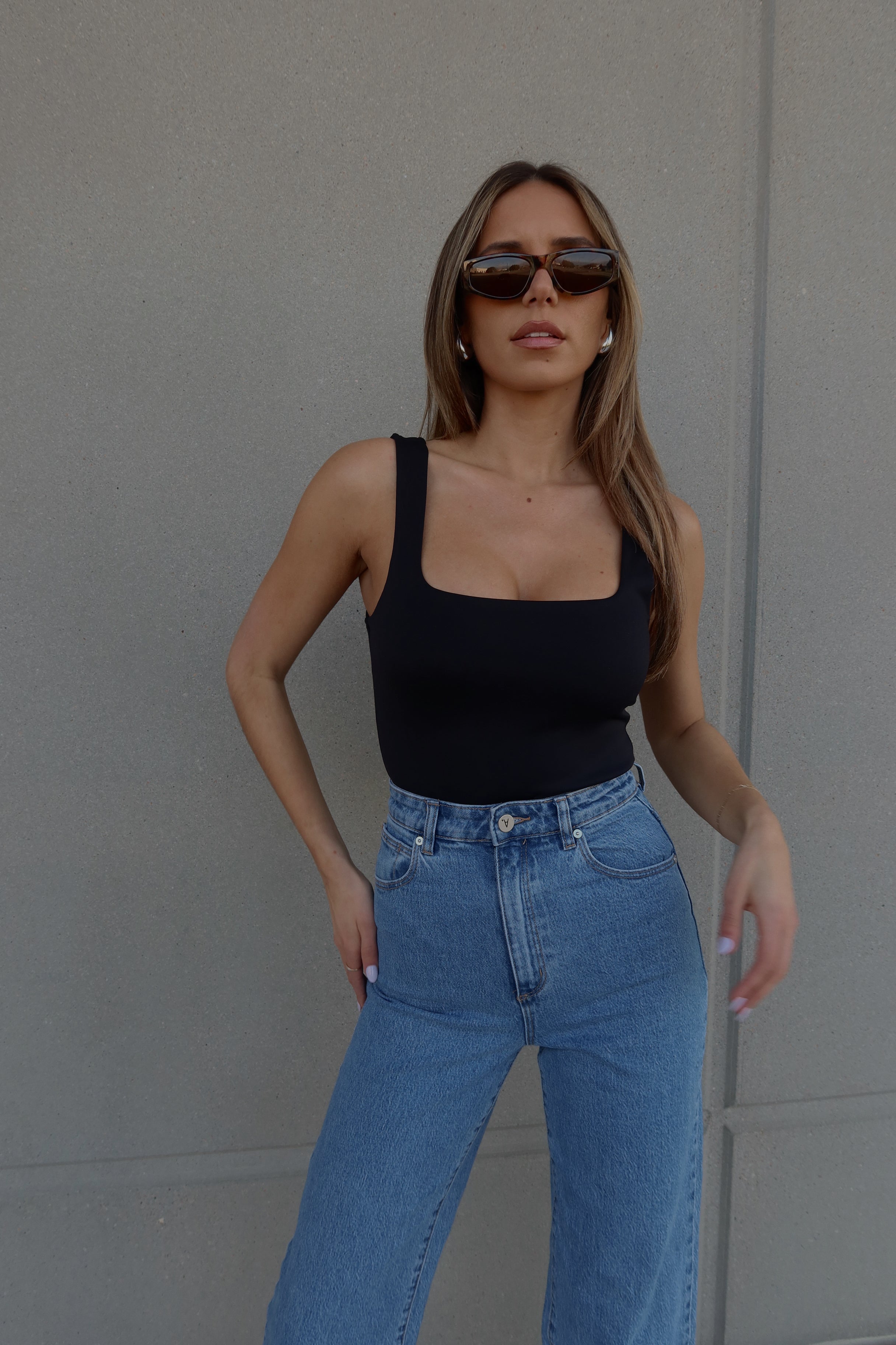 Luna Square Neck Bodysuit