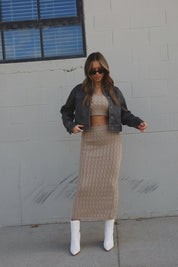 Chloe Knit Midi Set