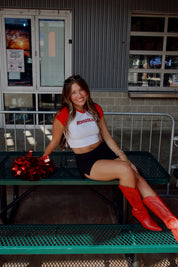 Nebraska Homerun Tee In Red