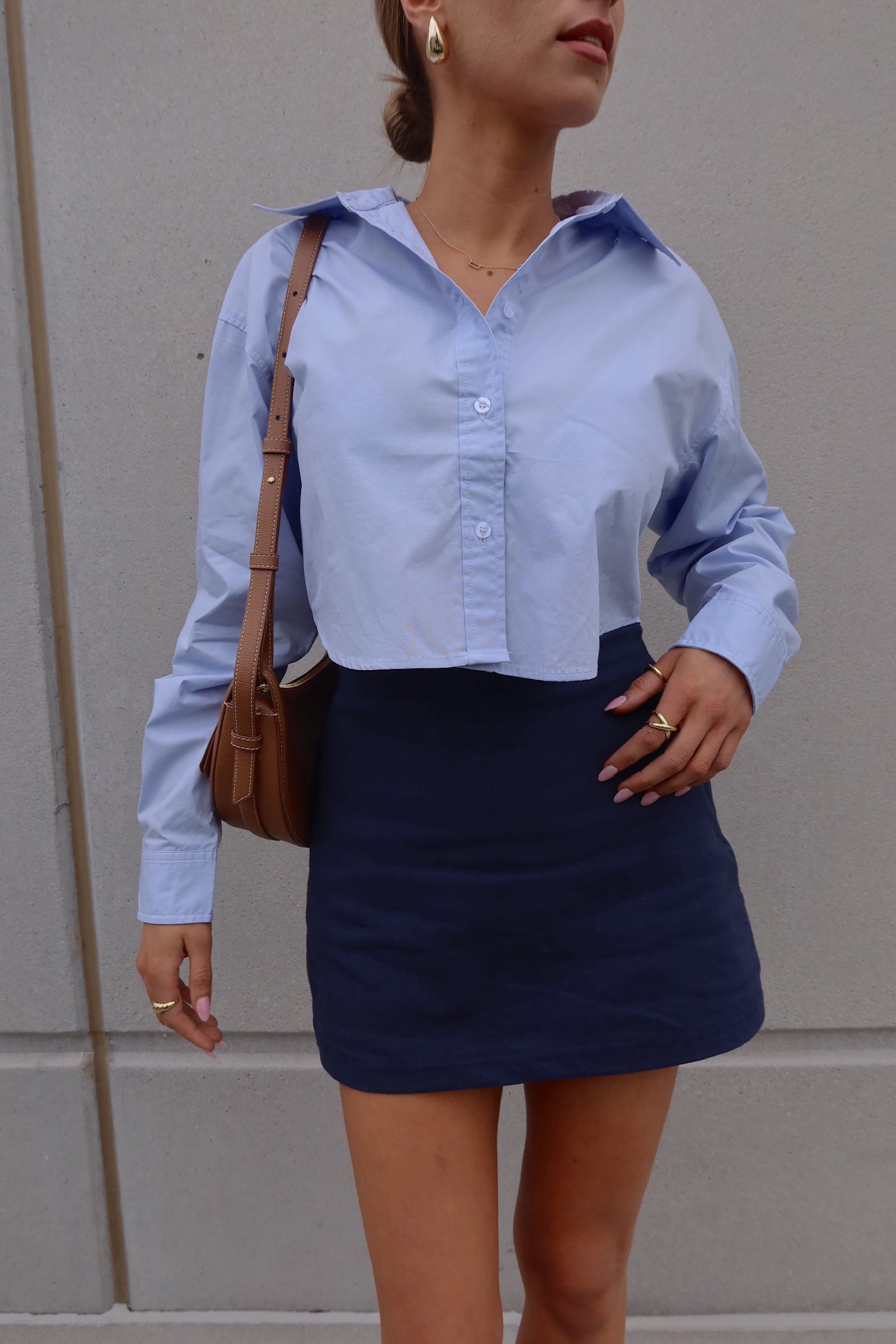RESTOCKED :Hampton Collared Button Down Top