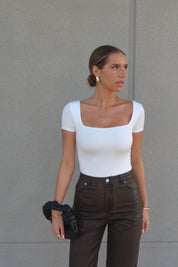 Frankie Square Neck Bodysuit