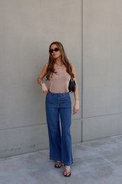 Keaton Wide Leg Denim Pants
