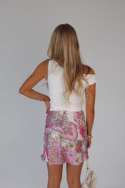 Lilianna Satin Mini Skirt