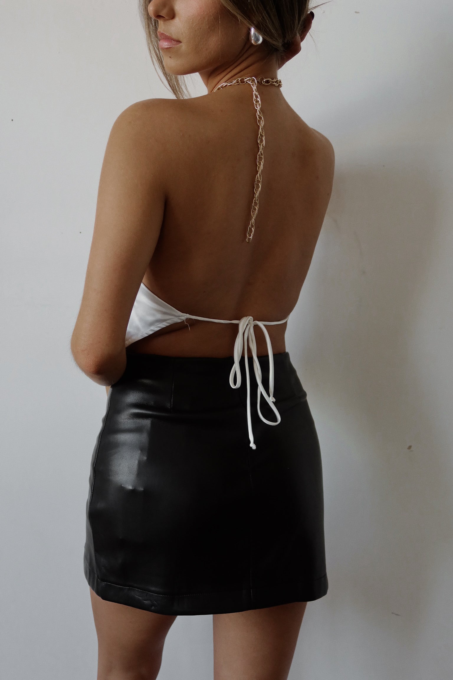 Charmaine Satin Bandana Top