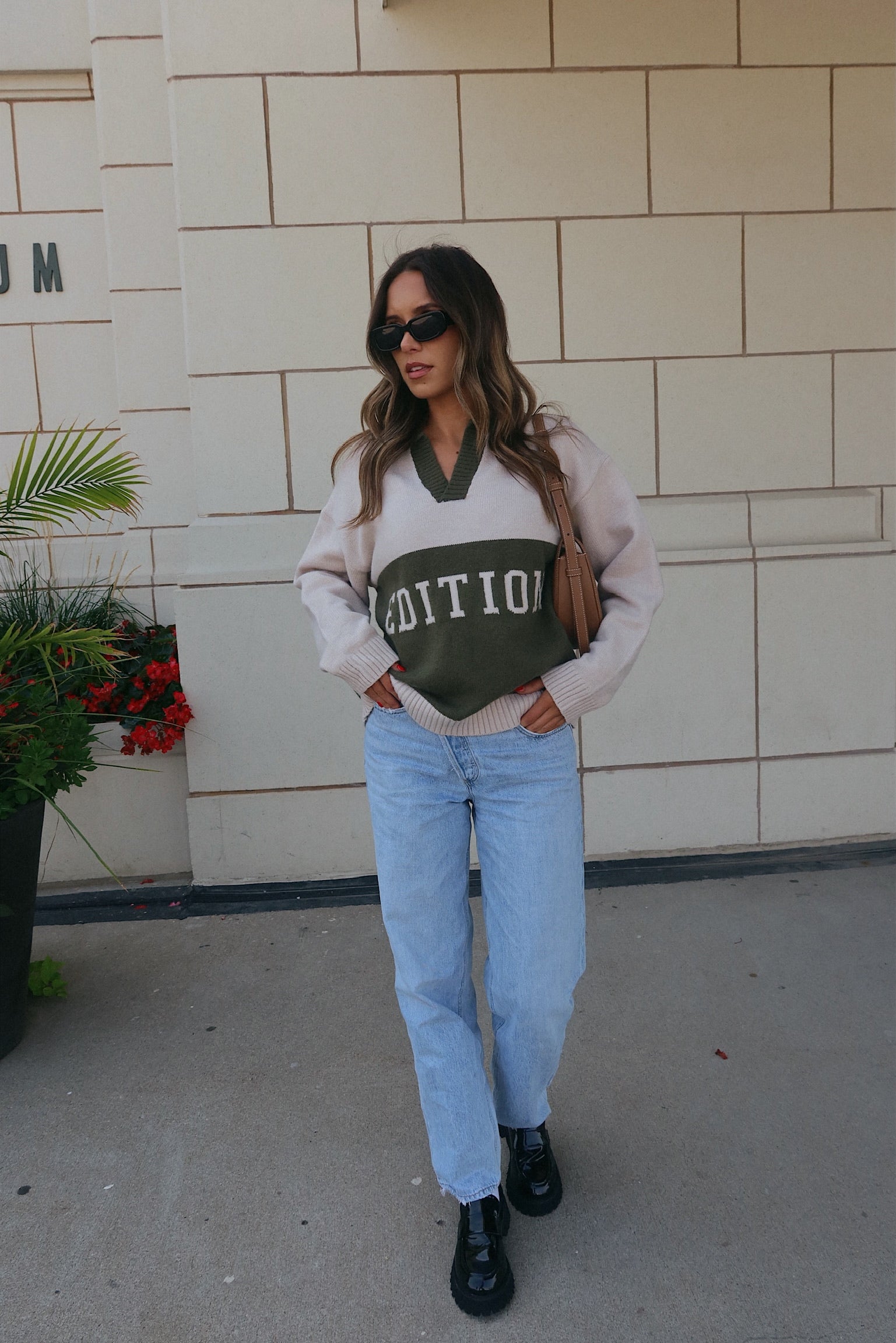 Edition Oversized Collared Sweater