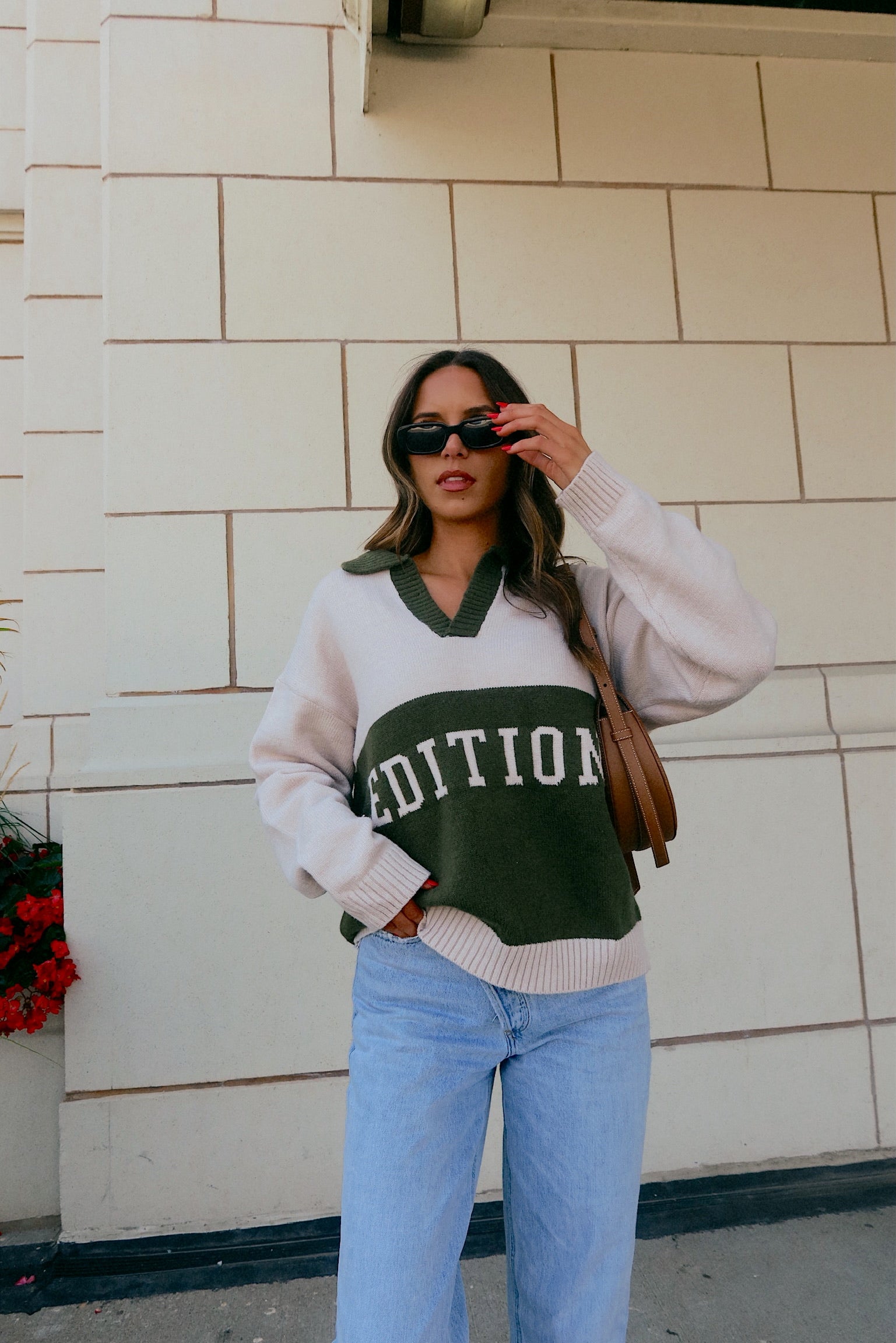 Edition Oversized Collared Sweater