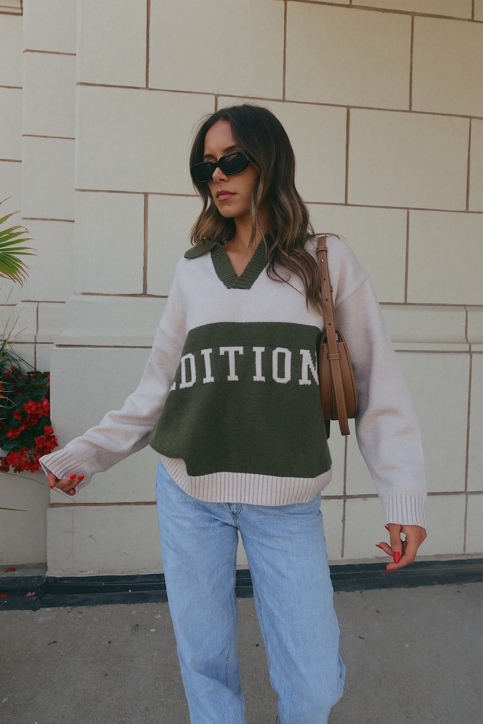 Edition Oversized Collared Sweater