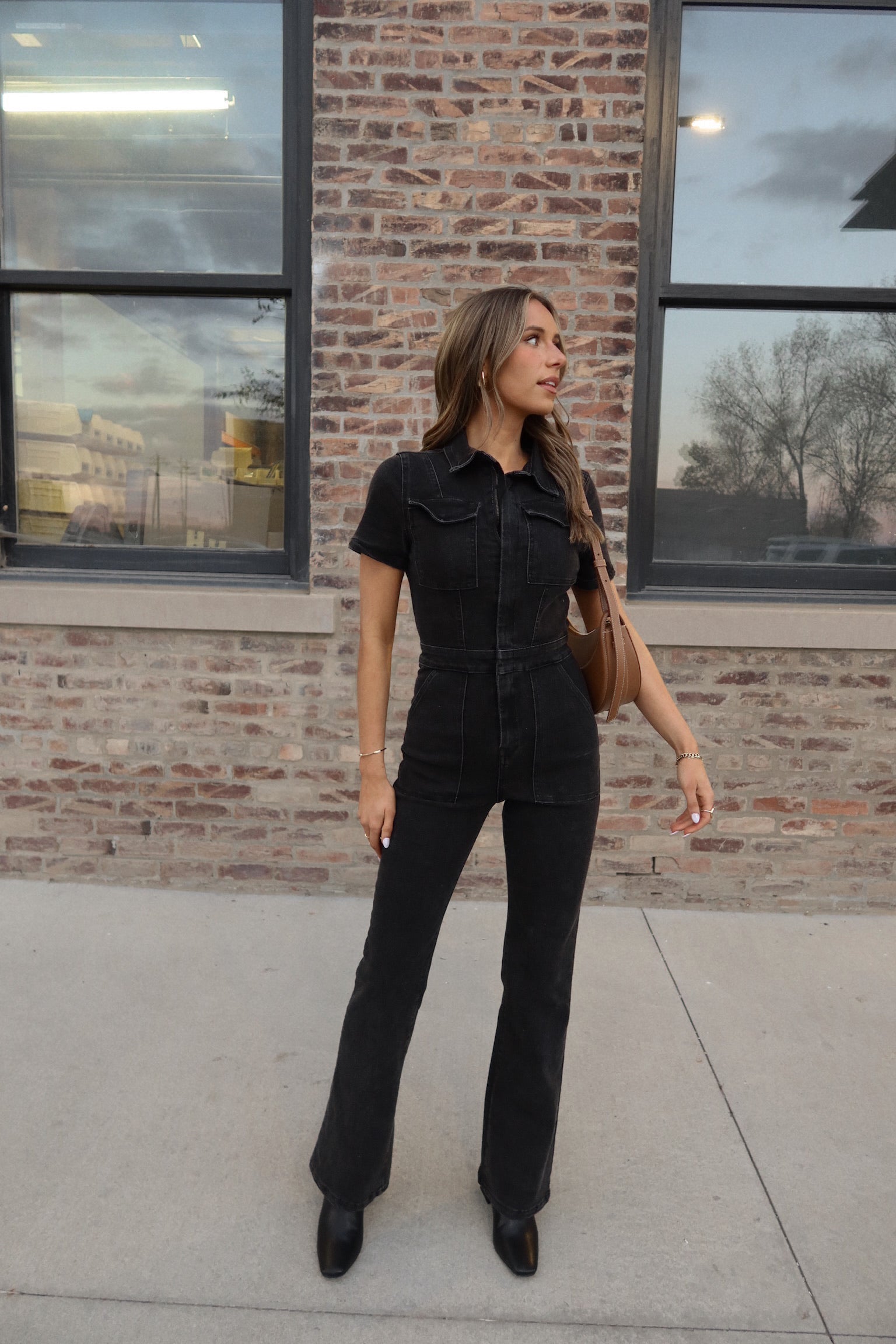 RESTOCKED: Chelsey Denim Jumpsuit