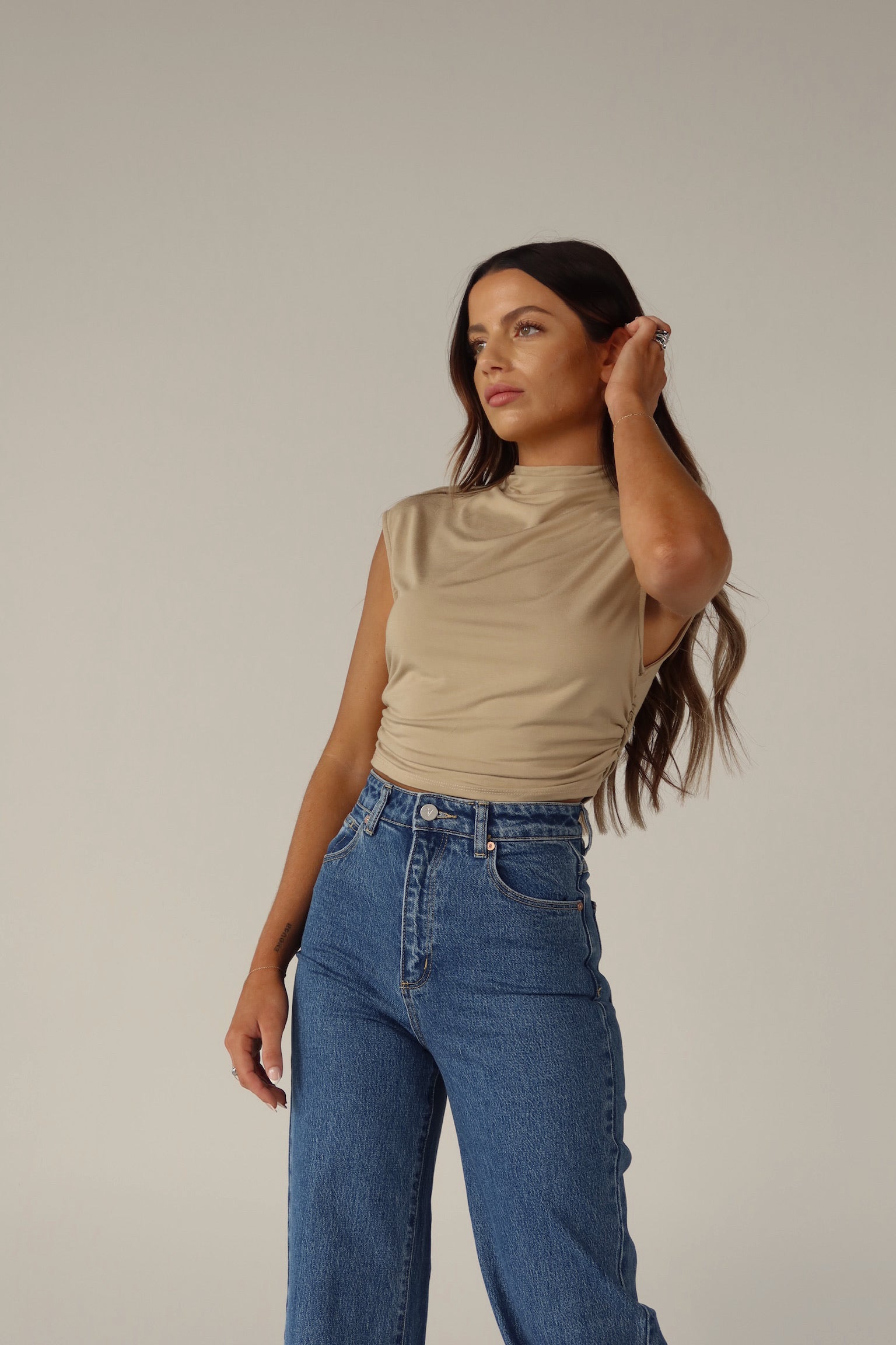Ciara Mock Neck Tank