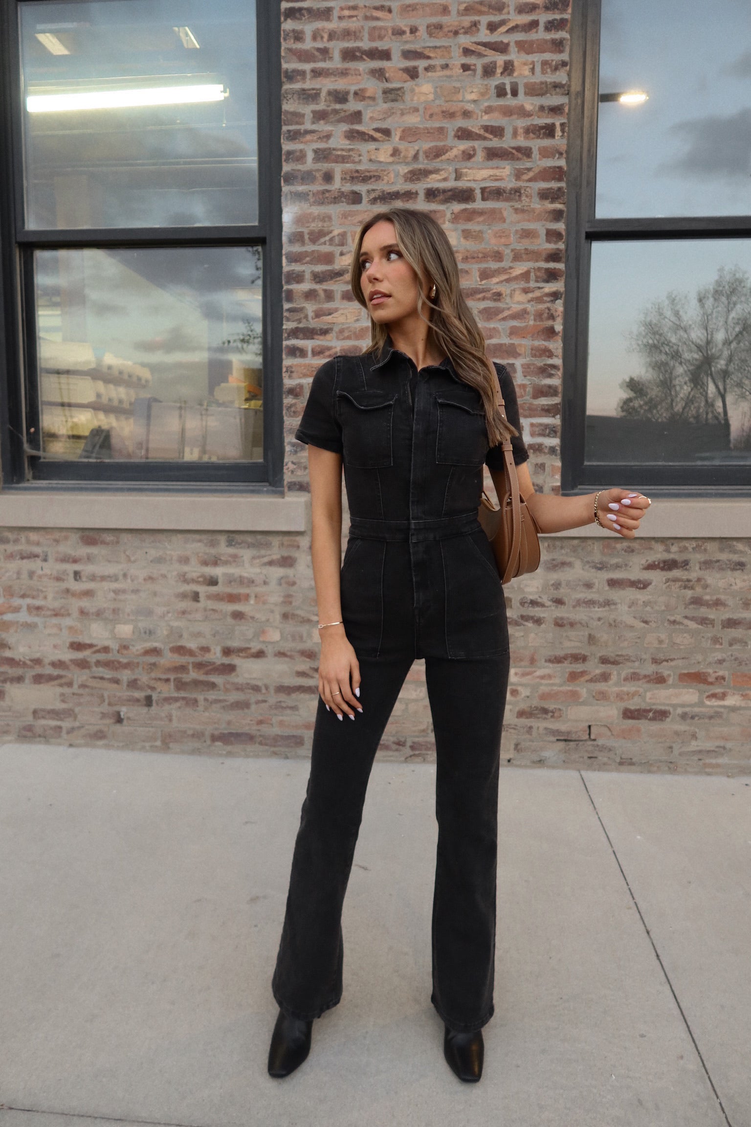RESTOCKED: Chelsey Denim Jumpsuit