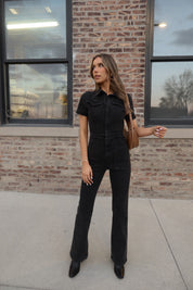 RESTOCKED: Chelsey Denim Jumpsuit