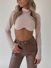 Gracia Long Sleeve Cropped Top