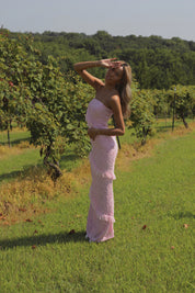 Reece Ruffle Lace Maxi Dress