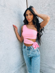 Halsee One Shoulder Top