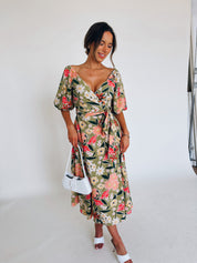 Izzie Wrap Midi Dress