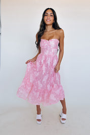 Scarlett Ruffle Midi Dress