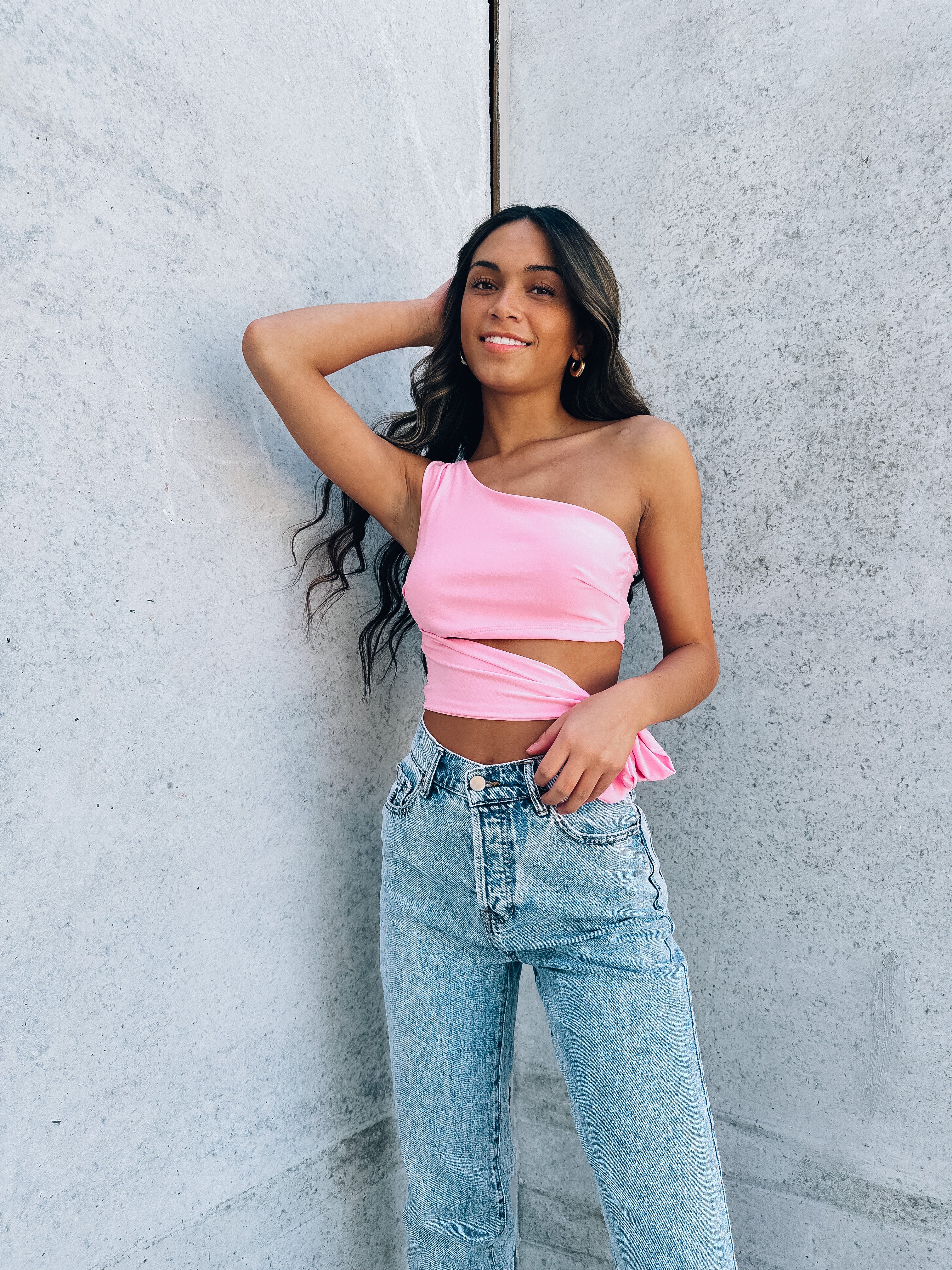 Halsee One Shoulder Top