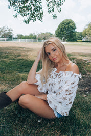 Celeste Floral Off The Shoulder Top