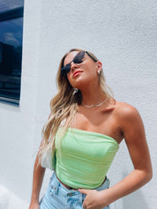 RESTOCKED :Ivy Mesh Bustier Top