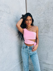 Halsee One Shoulder Top