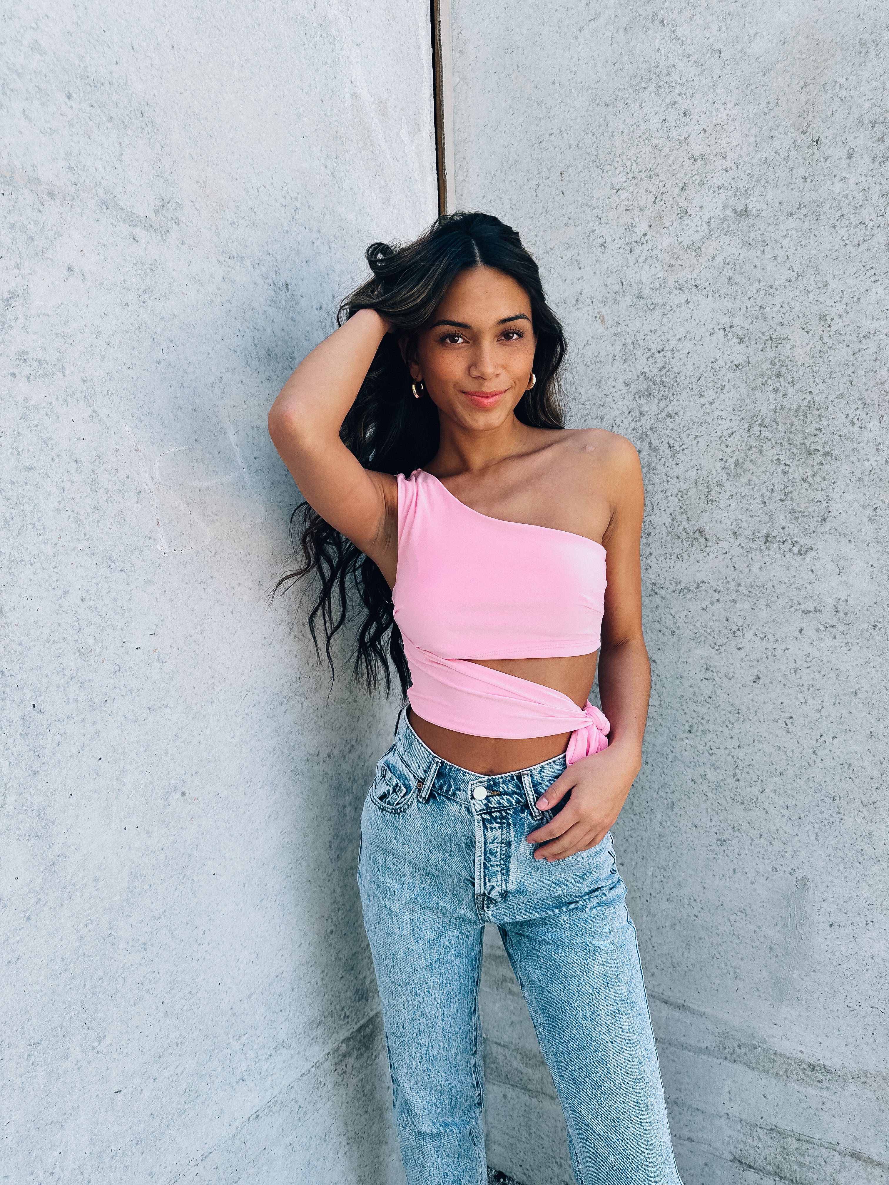 Halsee One Shoulder Top