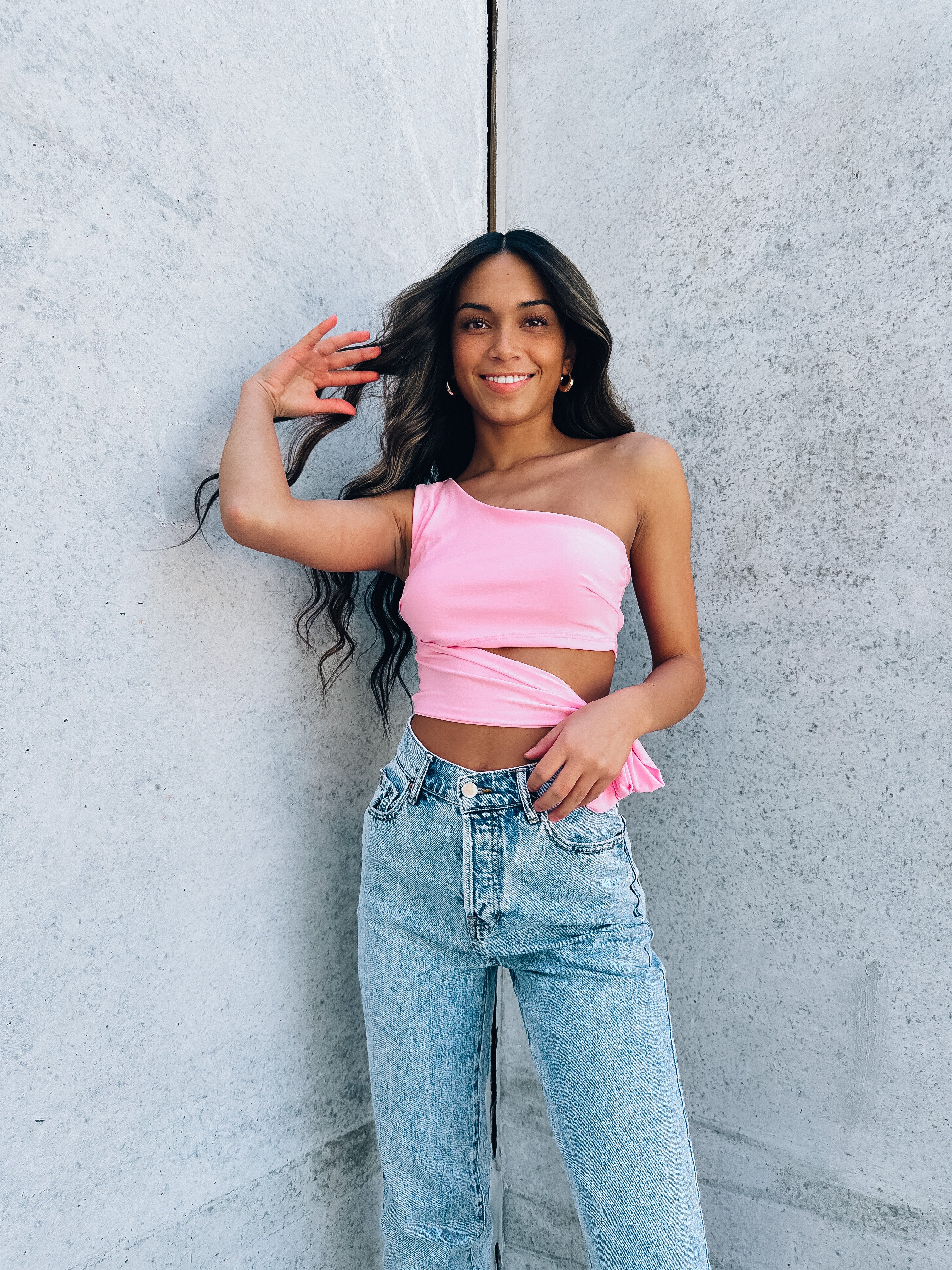 Halsee One Shoulder Top