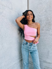 Halsee One Shoulder Top