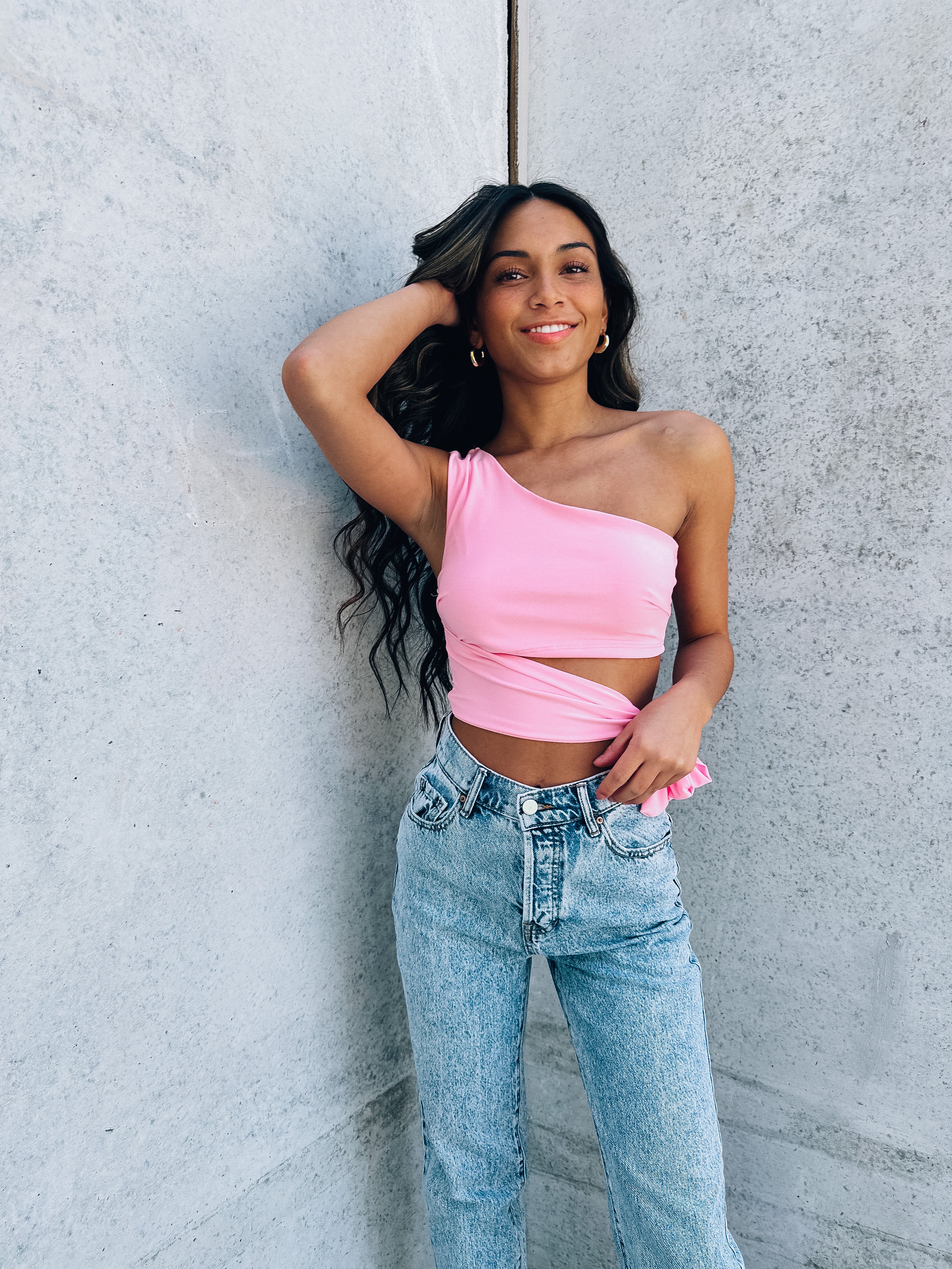 Halsee One Shoulder Top