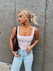 Kinsey  Floral Bustier Top