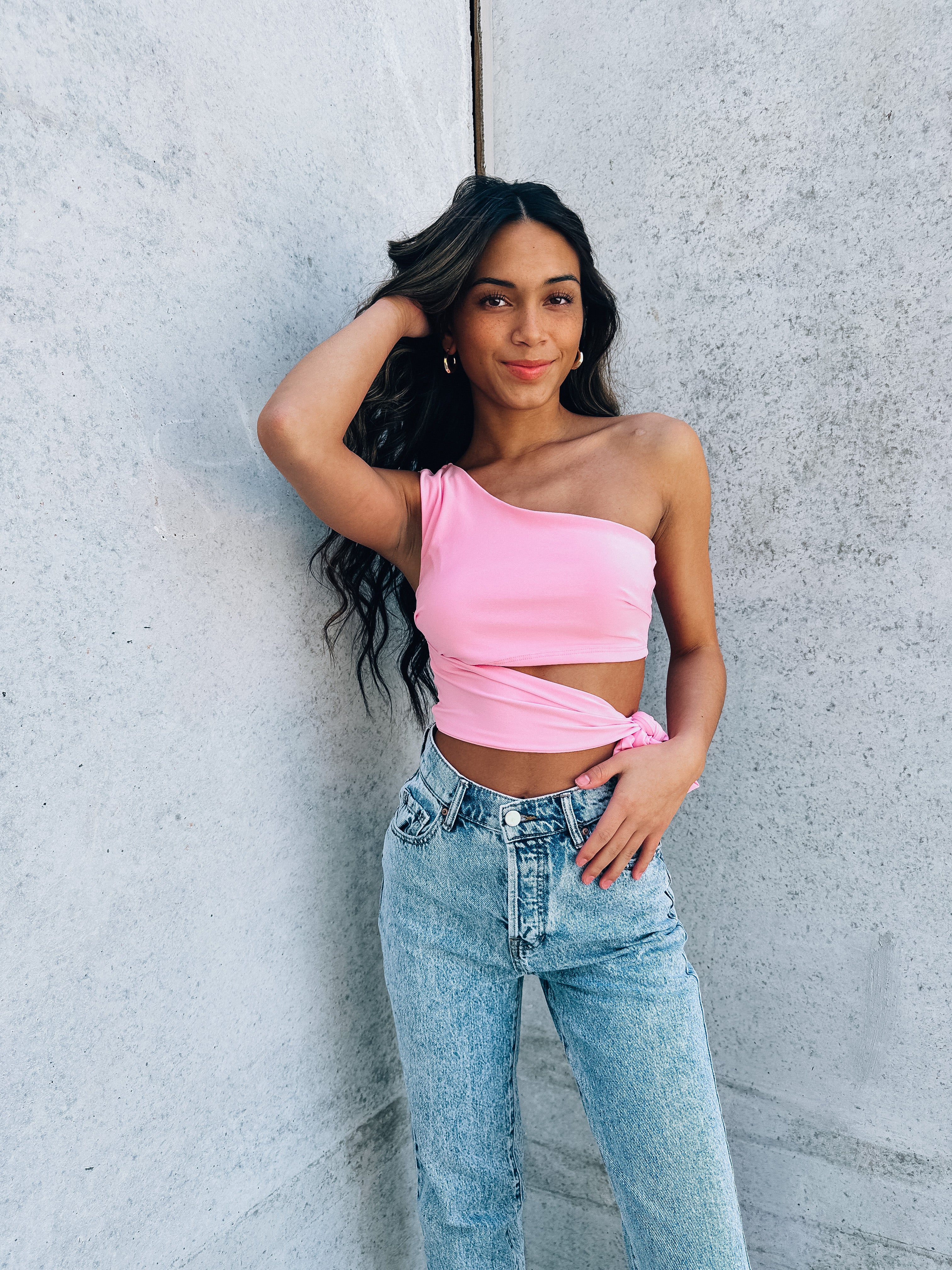 Halsee One Shoulder Top