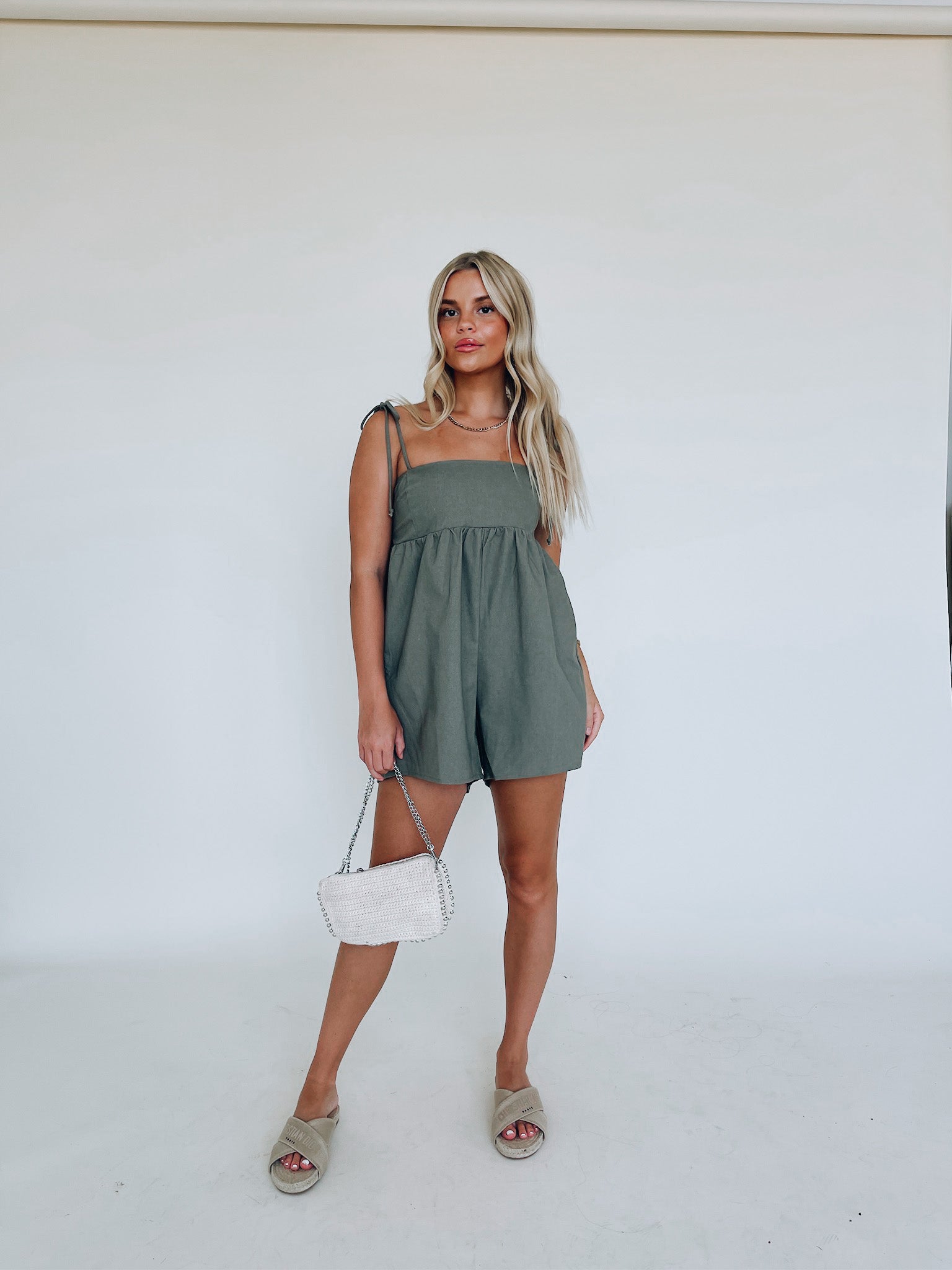 Elianna Babydoll Romper