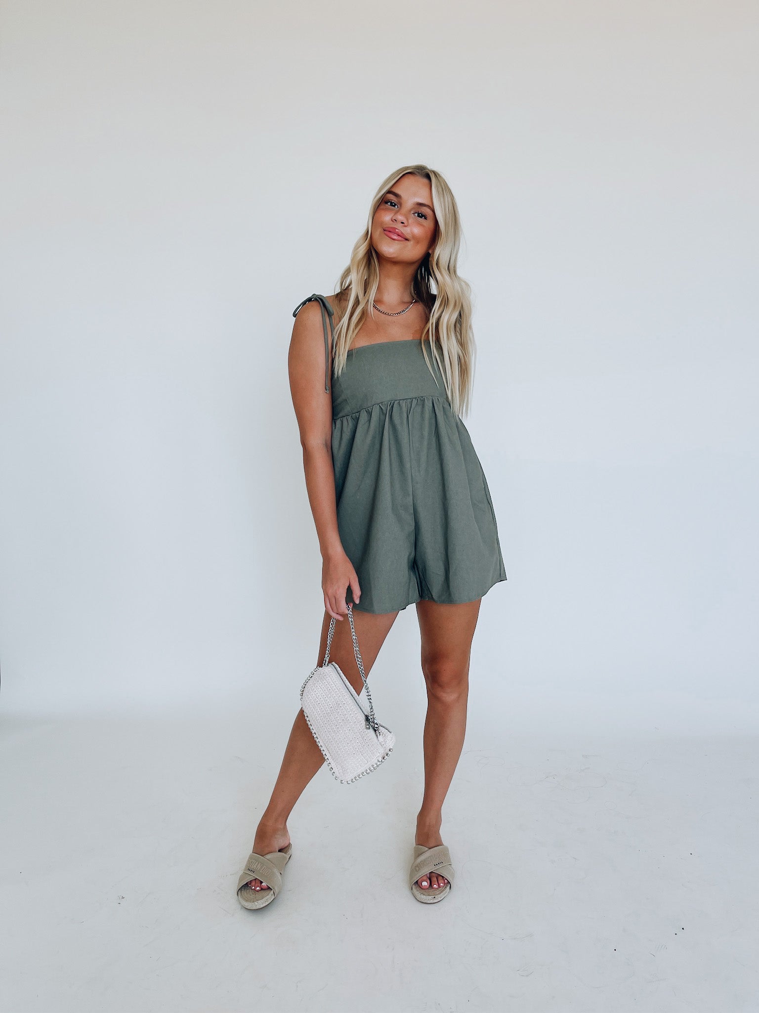 Elianna Babydoll Romper