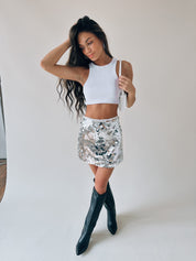 RESTOCKED :Gia Glitzy Mini Skirt