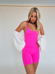 SALE :Harley Seamless Ribbed Romper