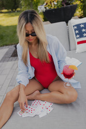 Keeley Button Up In Chambray