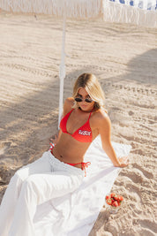 Lana White Linen Pants