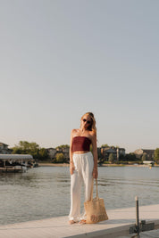 Lana White Linen Pants