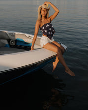 Patriot Bandana Top In Blue