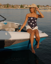 Patriot Bandana Top In Blue