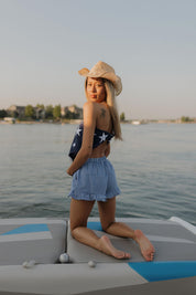 Patriot Bandana Top In Blue