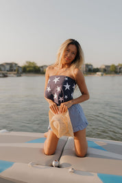 Patriot Bandana Top In Blue