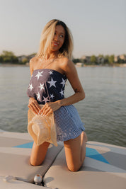Patriot Bandana Top In Blue