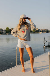 Grey America Teddy Bear Sweater